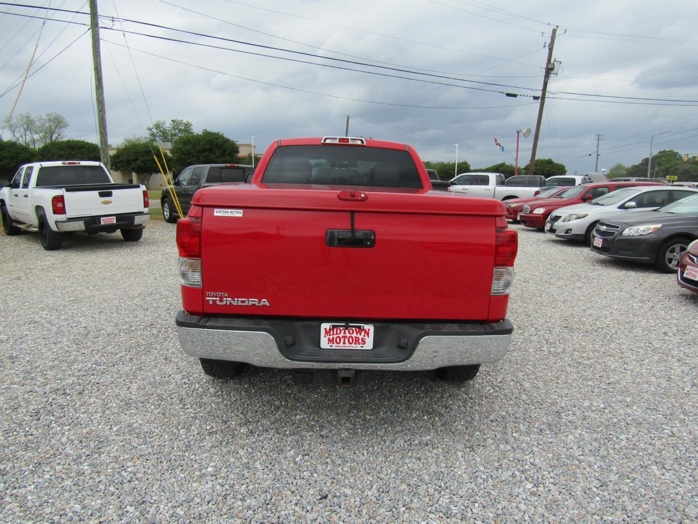 2012 Red /Tan Toyota Tundra Tundra-Grade 5.7L Double Cab 2WD (5TFRY5F14CX) with an 5.7L V8 DOHC 32V engine, Automatic transmission, located at 15016 S Hwy 231, Midland City, AL, 36350, (334) 983-3001, 31.306210, -85.495277 - Photo#6